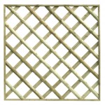 Half Round Framed Diamond Trellis