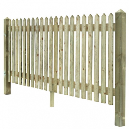 Prepared Pointed top Palisade Fencing