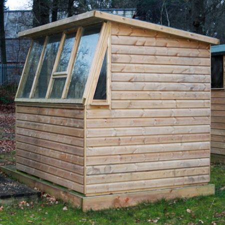 TATE Fencing Potting Shed installed on site