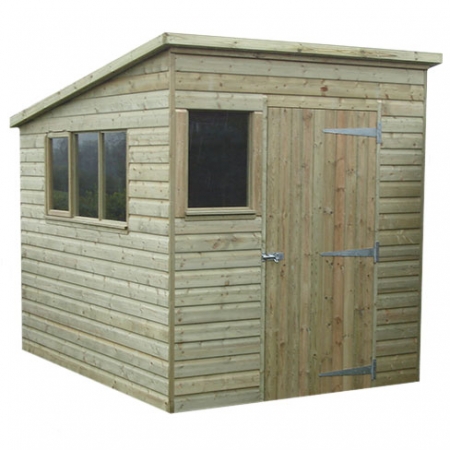 Pent Shiplap Garden Shed example
