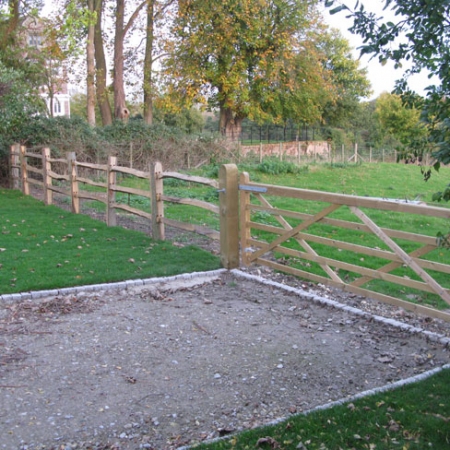 Cleft Chestnut Post and Rail