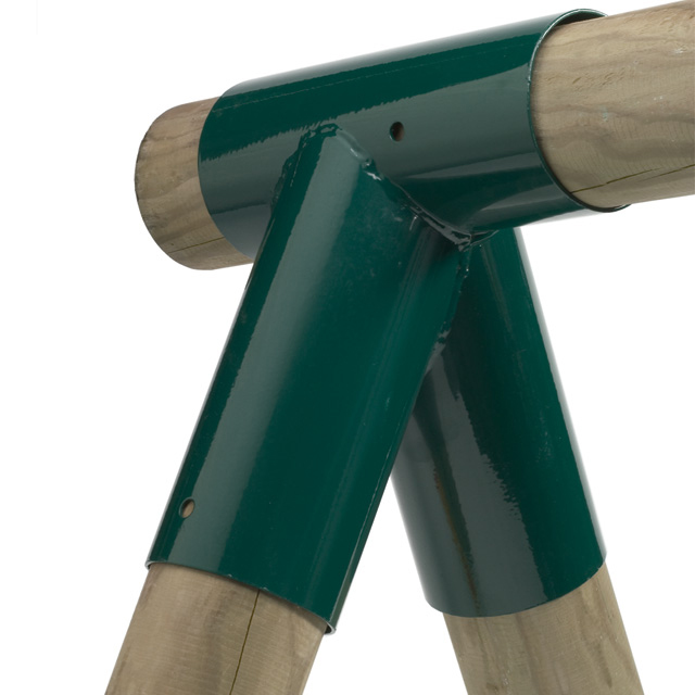 Swing corner with 100mm round poles