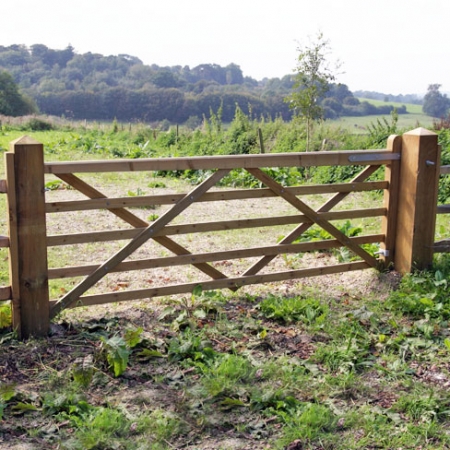 Tanalised softwood Universal Utility field gate