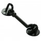 Black Cast Cabin Hook
