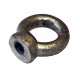 galvanised loopnut for using with a M10 threaded bolt