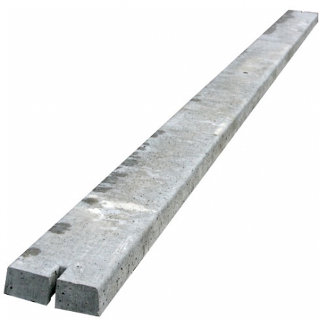 Concrete gravel board for use with closeboard fencing 3.0m long only