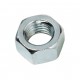 Hex nut for use with studded bar and bolts
