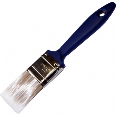 Synthetic bristle paint brush suitable for all paint and varnishes 37mm wide