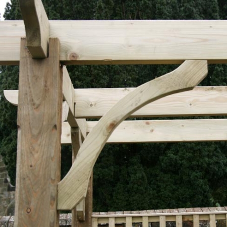 Pergola corner brace
