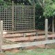Decking Support Posts - installation example