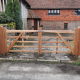 Pair of Kent Iroko Gates