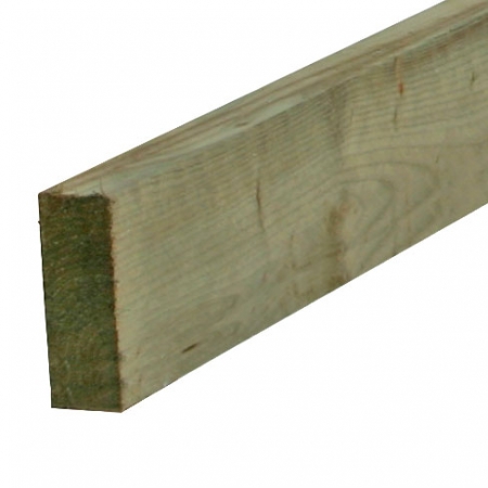 38 x 100mm sawn rail for post and rail fencing