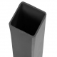 DuraPost Steel Corner/Gate Fence Post Anthracite Grey - 75mm x 75mm