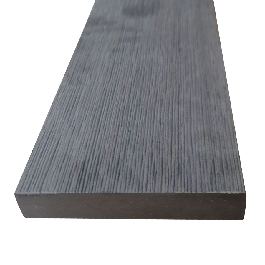 Black Oak linear grain bullnose HD Deck 3D+